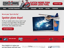 Tablet Screenshot of fishdope.com